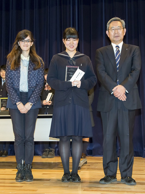 高橋さん　優秀賞